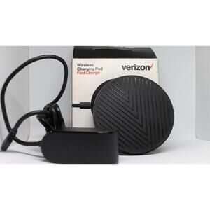 Verizon WC10WDUALGGL-AL Fast Charge Dual Wireless Qi Charging Pad - Black